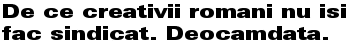 De ce creativii romani nu isi fac sindicat. Deocamdata.